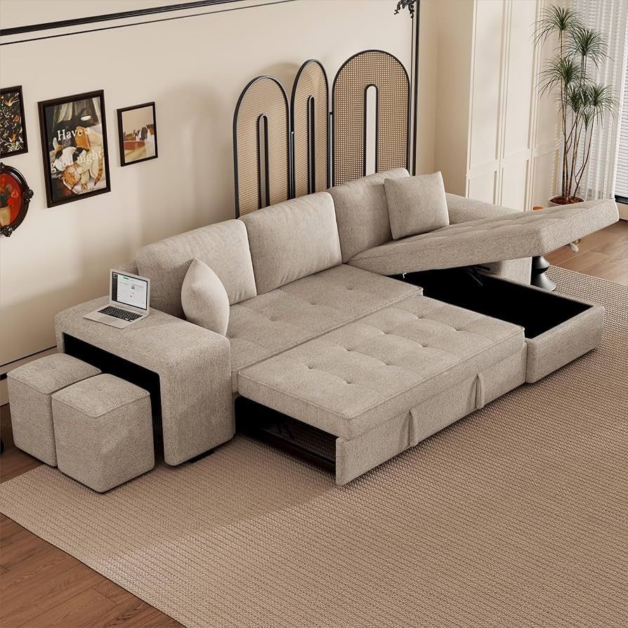 Sofa Bed with Storage 280 x 170 cm - SQ104