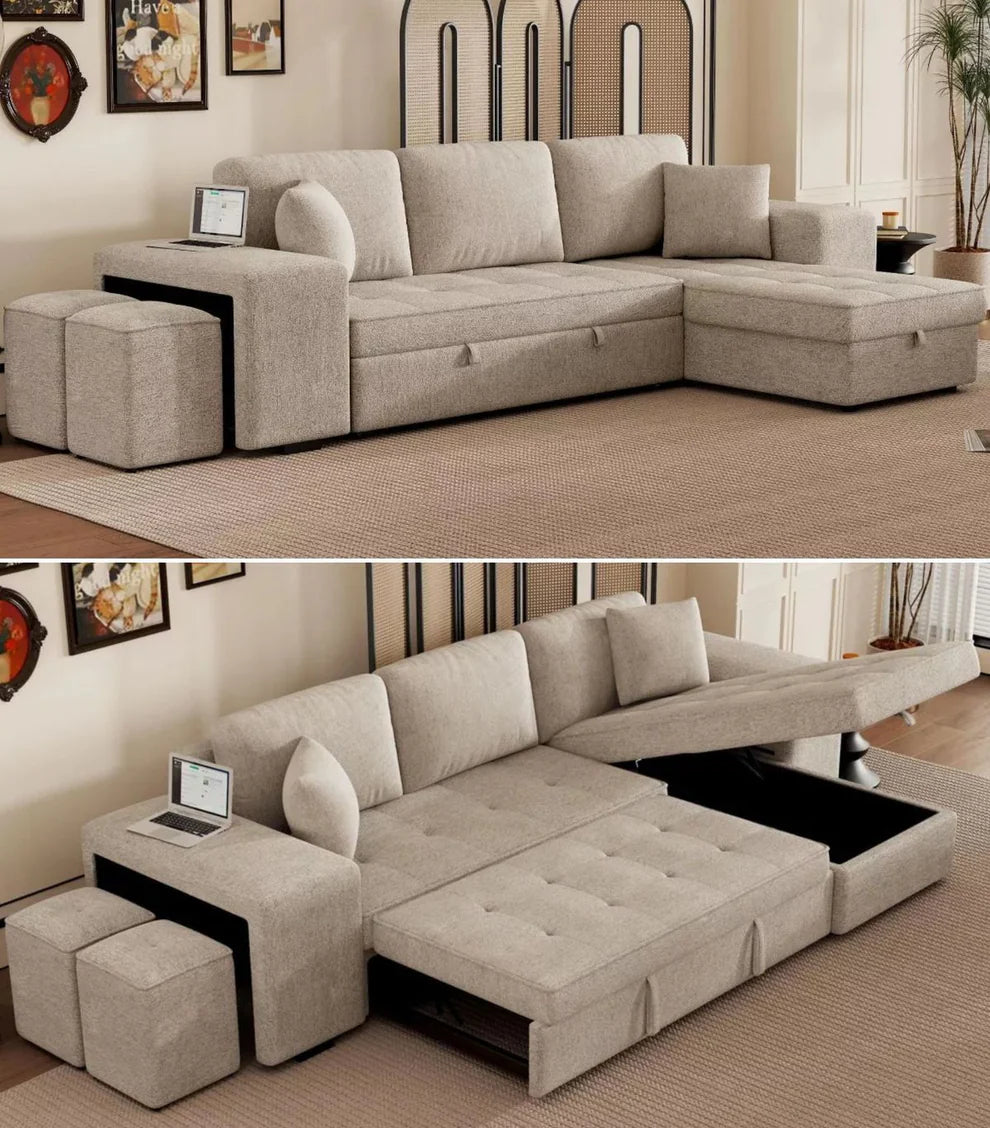 Sofa Bed with Storage 280 x 170 cm - SQ104